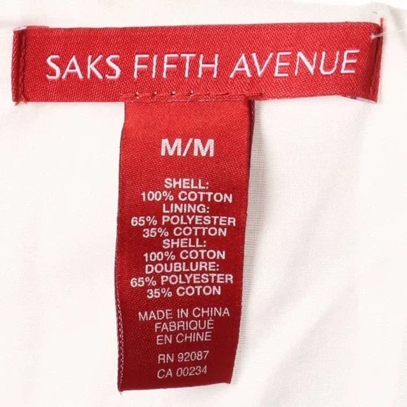 Saks Fifth Avenue White Eyelet Shorts Romper - Picture 9 of 9